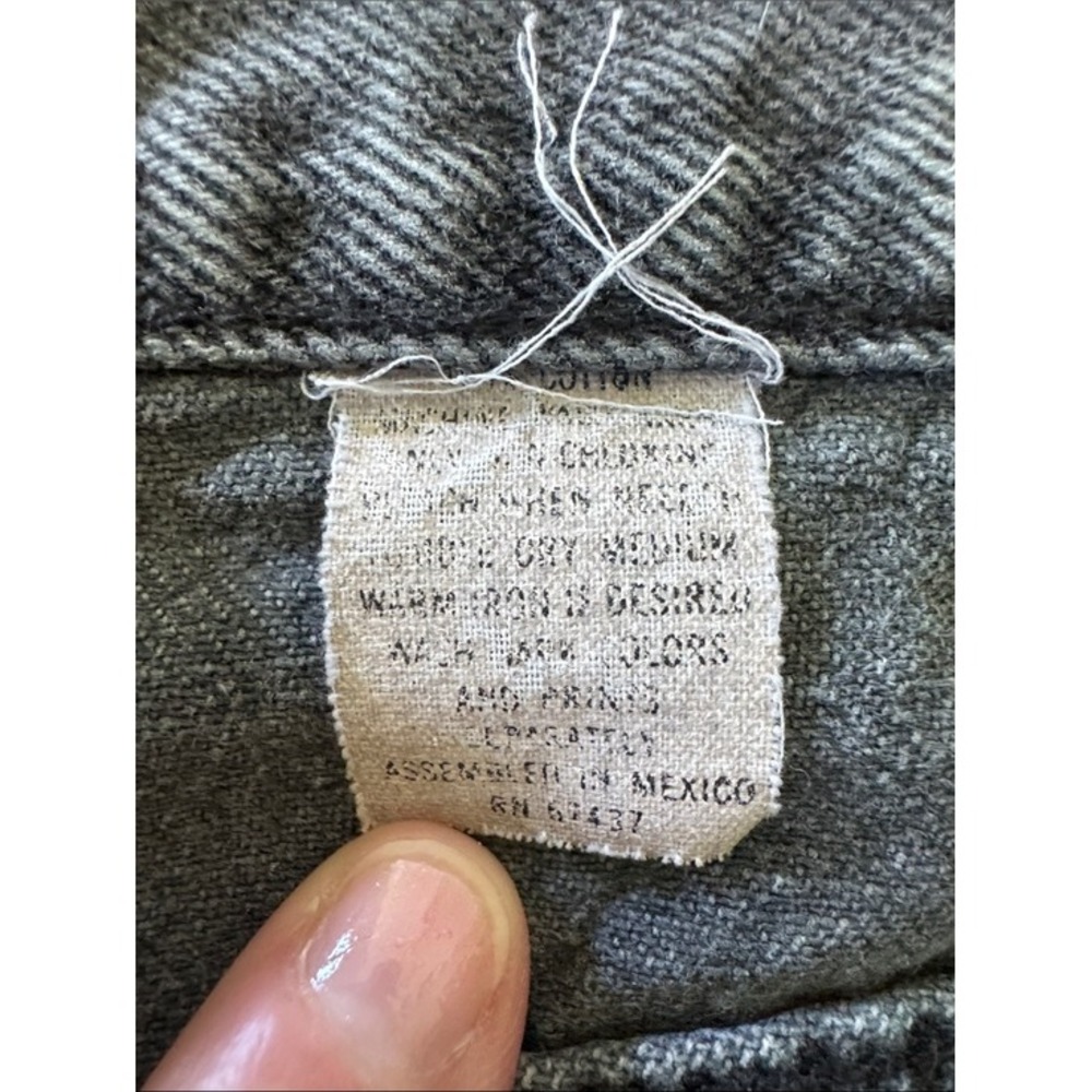 Sasson Vintage High Waisted Tapered Leg Grey Acid Wash Jeans 456W1 1127 Sz 15/16 - Picture 6 of 9